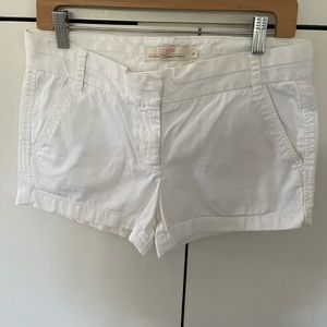 J crew white chino short